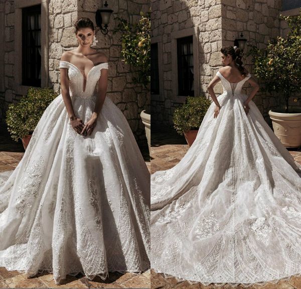 vestidos de novia luxury ball gown wedding dresses 2019 off the shoulder lace appliques bead bridal gown puffy skirt vintage wedding dress, White
vestidos de novia luxury ball gown wedding dresses 2019 off the shoulder lace appliques bead bridal gown puffy skirt vintage wedding dress, White