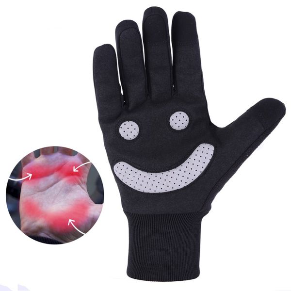 prevent road anger cycling full finger gloves smile pattern waterproof windproof riding gloves touch screen bike gloves, Black
prevent road anger cycling full finger gloves smile pattern waterproof windproof riding gloves touch screen bike gloves, Black