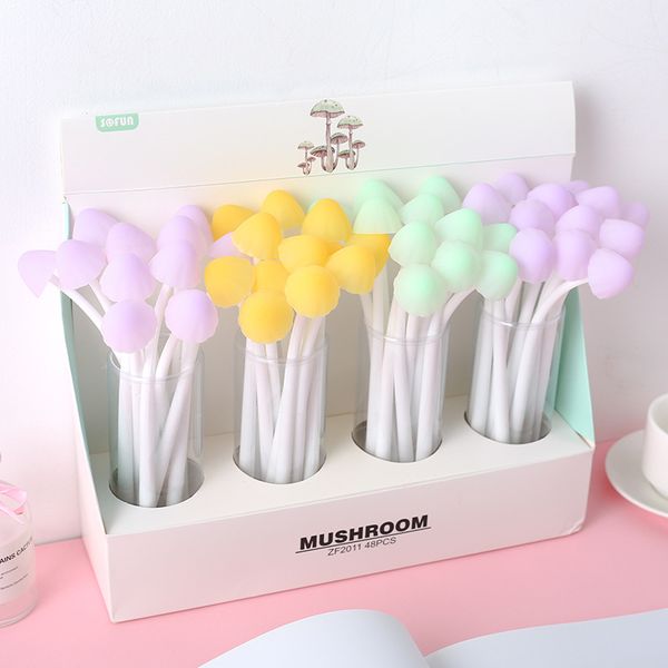 2 pcs/lot cartoon mushroom style soft silicone gel ink pen set promotional gift stationery school & office supply birthday gift
2 pcs/lot cartoon mushroom style soft silicone gel ink pen set promotional gift stationery school & office supply birthday gift