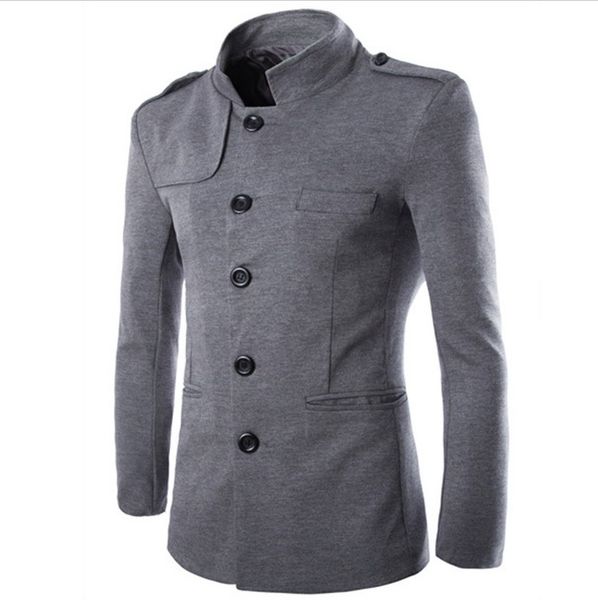 british style blazers new spring simple retro fashion tunic men's suits coats slim multi-pocket men jacket sale, White;black
british style blazers new spring simple retro fashion tunic men's suits coats slim multi-pocket men jacket sale, White;black