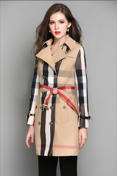 women's trench coats double breasted long windbreaker belt waterproof british slim coat new high-end english style stripe 10 1c, Tan;black
women's trench coats double breasted long windbreaker belt waterproof british slim coat new high-end english style stripe 10 1c, Tan;black