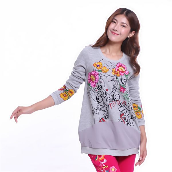 2019 kashitu casual fashion national print women long sleeve hoodie sweatshirt shirt sweatshirt, Black
2019 kashitu casual fashion national print women long sleeve hoodie sweatshirt shirt sweatshirt, Black
