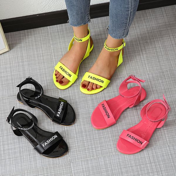 hkxn 2020 новое лето сандалии женщин плюс размер roma плоский открытым носком сандалии дамы вскользь пряжка сплошной цвет рыбы рот обувь t, Black
hkxn 2020 новое лето сандалии женщин плюс размер roma плоский открытым носком сандалии дамы вскользь пряжка сплошной цвет рыбы рот обувь t, Black