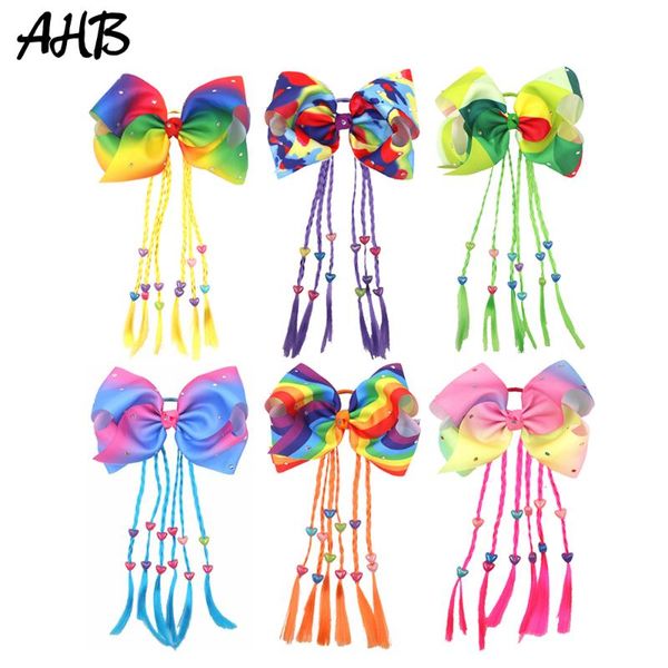 cute patchwork hair bows braided elastic hair bands wig long braid wig ponytail headbands for girls party gift accessories, Slivery;white
cute patchwork hair bows braided elastic hair bands wig long braid wig ponytail headbands for girls party gift accessories, Slivery;white