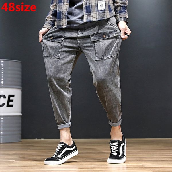 ankle-length pants men's tide loose large size men's harem pants summer thin section retro elastic trend 48, Blue
ankle-length pants men's tide loose large size men's harem pants summer thin section retro elastic trend 48, Blue