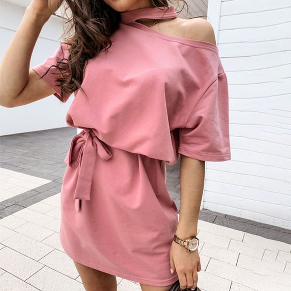 cold shoulder halter shirt dress women 100% cotton sashes short sleeve female mini dresses 2020 summer casual ladies vestodis, Black;gray
cold shoulder halter shirt dress women 100% cotton sashes short sleeve female mini dresses 2020 summer casual ladies vestodis, Black;gray