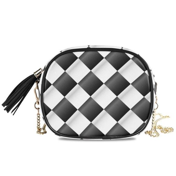 alaza новые сумки цепь сумка для женщин сумка crossbody черный белый плед проверить printed мешок мяу pu кожаный коммуникатор
alaza новые сумки цепь сумка для женщин сумка crossbody черный белый плед проверить printed мешок мяу pu кожаный коммуникатор
