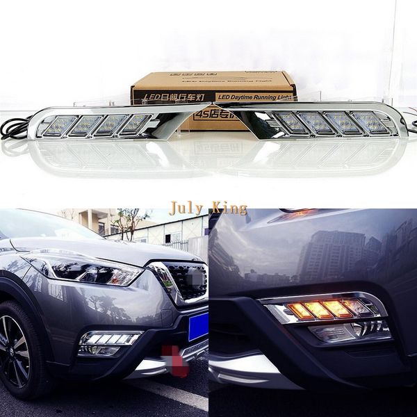 july king led daytime running lights case for nissan kicks 2017+, led white 6000k front bumper drl with yellow streamer turn signals light
july king led daytime running lights case for nissan kicks 2017+, led white 6000k front bumper drl with yellow streamer turn signals light