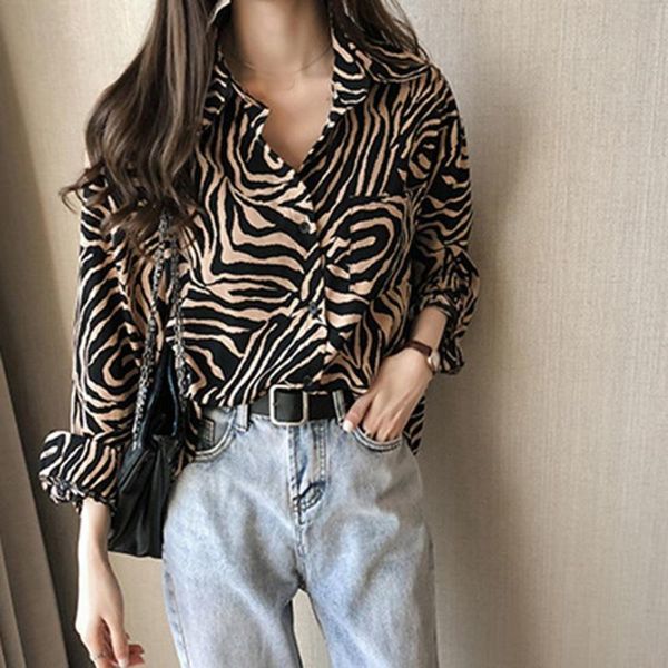 new women autumn blouses winter lapel long sleeve leopard printing button wide-waisted shirts ladies daily outerwear, White
new women autumn blouses winter lapel long sleeve leopard printing button wide-waisted shirts ladies daily outerwear, White