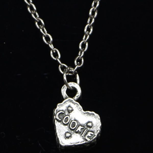 20pcs new fashion necklace 15x12mm heart cookie silver pendants short long women men colar gift jewelry choker
20pcs new fashion necklace 15x12mm heart cookie silver pendants short long women men colar gift jewelry choker