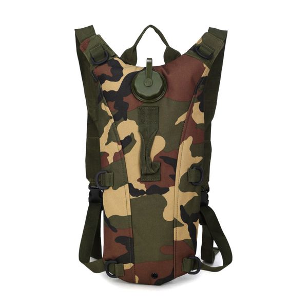 

tactical 3l water bag backpack military camouflage nylon hydration bladder bag for outdoor camping cycling hiking terkking trave