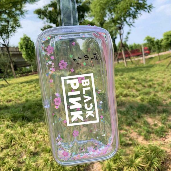 1pcs blackpink cute pvc pencil case colorful transparent sequin quicksand girl pencil bag creative school supplies
1pcs blackpink cute pvc pencil case colorful transparent sequin quicksand girl pencil bag creative school supplies