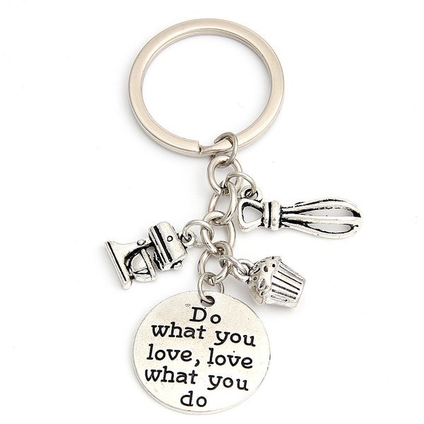 do what you love inspirational alphabet tag cake western bake cooking chef pastry chef kitchen charms keychain handmade jewelry, Silver
do what you love inspirational alphabet tag cake western bake cooking chef pastry chef kitchen charms keychain handmade jewelry, Silver