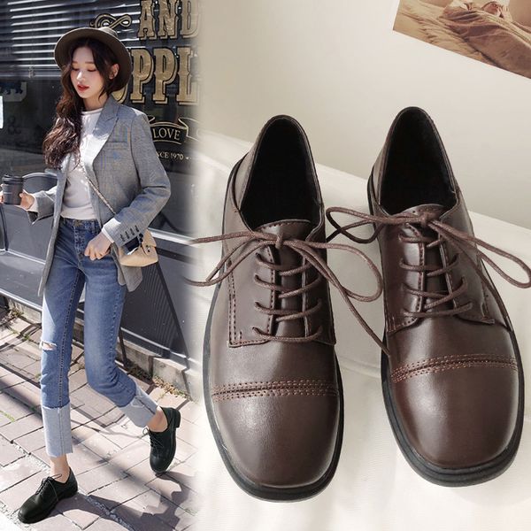 womens loafers shoes shallow mouth round toe autumn casual female sneakers all-match slip-on women's heels flats oxfords, Black
womens loafers shoes shallow mouth round toe autumn casual female sneakers all-match slip-on women's heels flats oxfords, Black