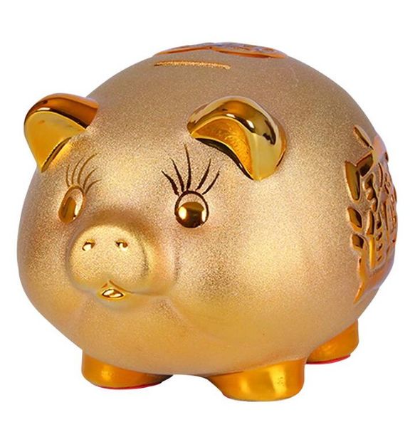 ceramic pig piggy bank home decoration golden pig figurine money box ornament pig shape coin saving box kids birthday gift 04269
ceramic pig piggy bank home decoration golden pig figurine money box ornament pig shape coin saving box kids birthday gift 04269