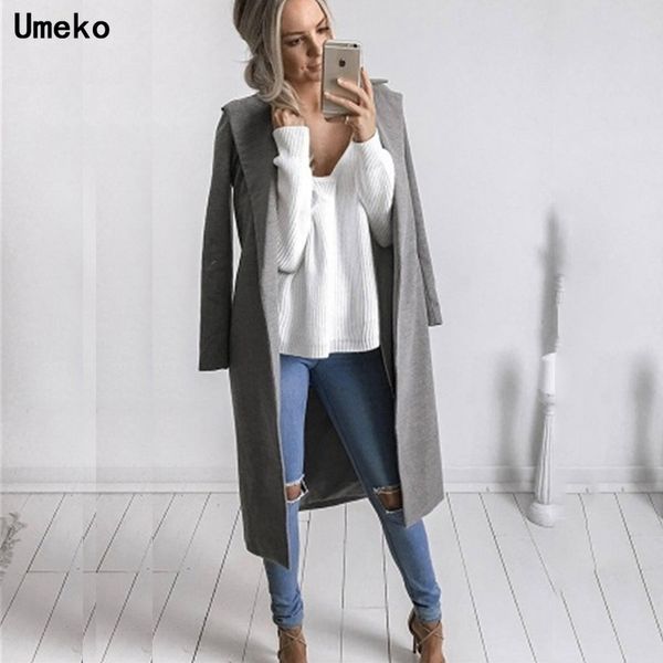 umeko women long sleeve turn-down collar outwear jacket wool blend coat casual autumn winter elegant overcoat loose plus size, Black;white
umeko women long sleeve turn-down collar outwear jacket wool blend coat casual autumn winter elegant overcoat loose plus size, Black;white
