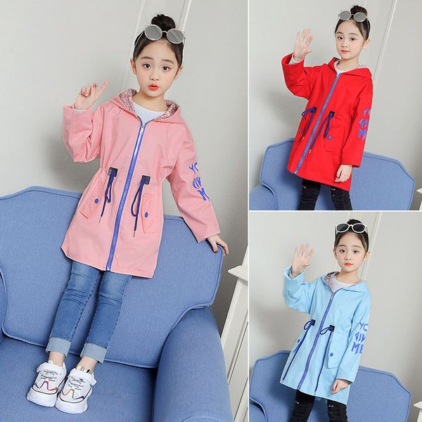 Girls Hooded Trench Coat Spring Windbreaker For Teenager Korean Kids Clothing Big Girls Autumn Trench Jacket Clothes 4-13 Y, Sky blue
Girls Hooded Trench Coat Spring Windbreaker For Teenager Korean Kids Clothing Big Girls Autumn Trench Jacket Clothes 4-13 Y, Sky blue