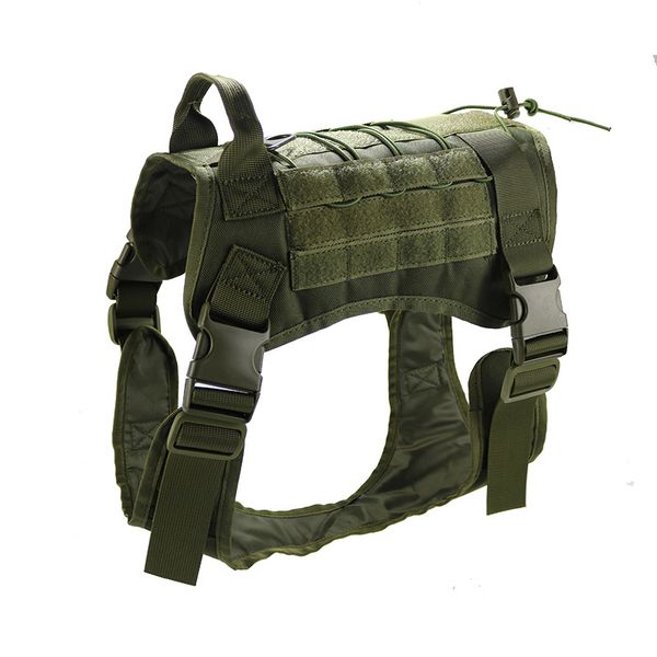 hunting jackets tactical service dog vest training molle nylon water-resistan harness with handle adjustable, Camo;black
hunting jackets tactical service dog vest training molle nylon water-resistan harness with handle adjustable, Camo;black