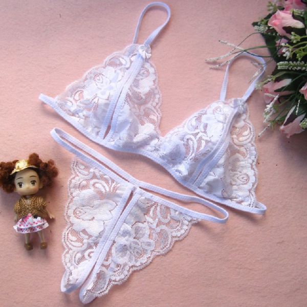 women lingerie set open bra three-point g-string lace lingerie set ladies transparent open crotch underwear apparel, Red;black
women lingerie set open bra three-point g-string lace lingerie set ladies transparent open crotch underwear apparel, Red;black