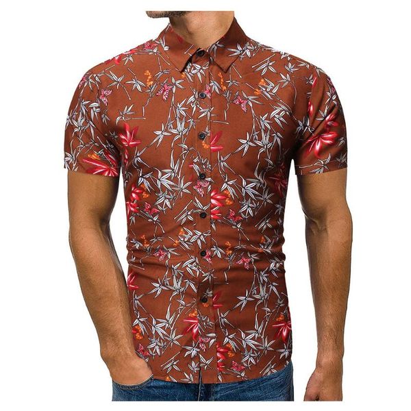 summer shirt men casual short sleeve men's floral shirts hawaii casual male flower print beach holiday g3, White;black
summer shirt men casual short sleeve men's floral shirts hawaii casual male flower print beach holiday g3, White;black