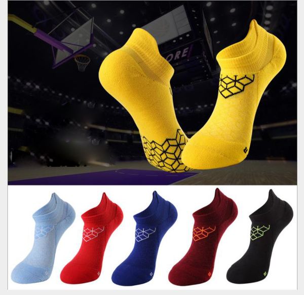 high-elastic sports socks men's low socks trend running basketball socks colorful, Black 
high-elastic sports socks men's low socks trend running basketball socks colorful, Black