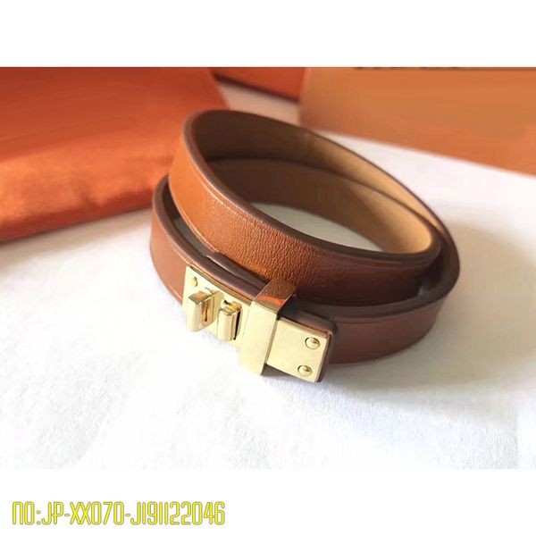 2019 new fashion double really leather h letter bangle for woman / man punk rock golden brand designer gold jewelry for woman/men, Black
2019 new fashion double really leather h letter bangle for woman / man punk rock golden brand designer gold jewelry for woman/men, Black