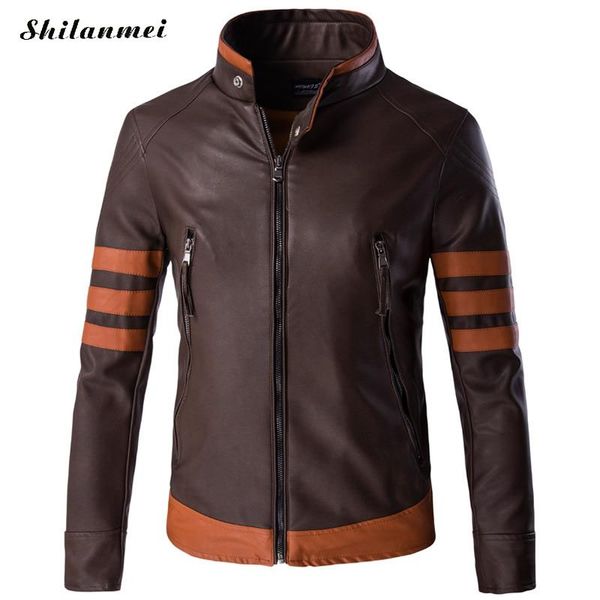 m to 5xl leather jacket pu genuine leather mens punk winter jacket men jaqueta de couro jaqueta motoqueiro veste cuir homme, Black
m to 5xl leather jacket pu genuine leather mens punk winter jacket men jaqueta de couro jaqueta motoqueiro veste cuir homme, Black