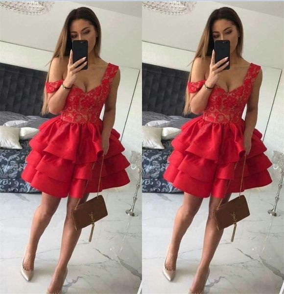 red lace short prom dresses straps graduation homecoming dress a line tiers skirt party dress 2k17 2021 new arrival, Blue;red
red lace short prom dresses straps graduation homecoming dress a line tiers skirt party dress 2k17 2021 new arrival, Blue;red