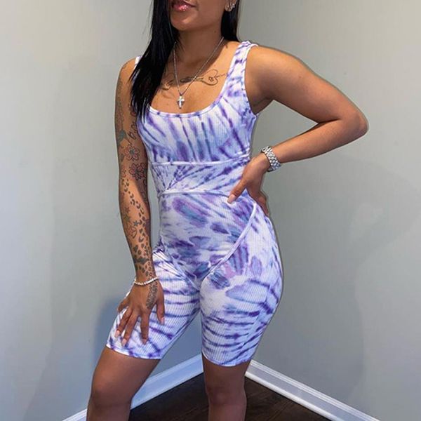 tie dye romper womens jumpsuit streetwear sleeveless ribbed tie dye biker shorts playsuits bodycon one piece outfit women, Black;white
tie dye romper womens jumpsuit streetwear sleeveless ribbed tie dye biker shorts playsuits bodycon one piece outfit women, Black;white