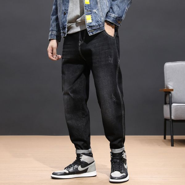мода streetwear мужские джинсы сыпучие fit черный цвет шаровары высокое качество корейский стиль хип-хоп джинсы мужские брюки карандаш hombr, Blue
мода streetwear мужские джинсы сыпучие fit черный цвет шаровары высокое качество корейский стиль хип-хоп джинсы мужские брюки карандаш hombr, Blue