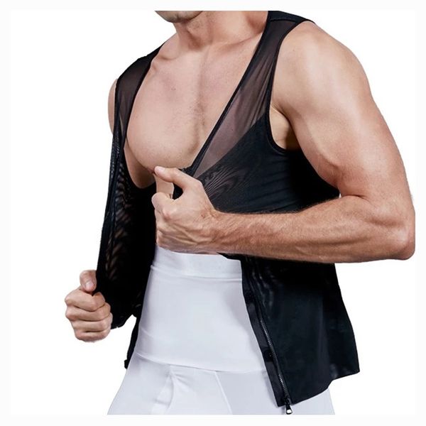 shapewear body slim underwear shaper men waist tummy control with zipper slimming suits neoprene sweat vest weight loss summer, Black;brown
shapewear body slim underwear shaper men waist tummy control with zipper slimming suits neoprene sweat vest weight loss summer, Black;brown