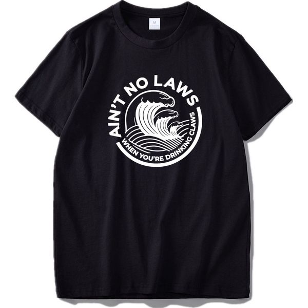 eu size 100% cotton t shirtain't no laws when you're drinking t-shirt simple comfortable casual short sleeve homme, White;black
eu size 100% cotton t shirtain't no laws when you're drinking t-shirt simple comfortable casual short sleeve homme, White;black