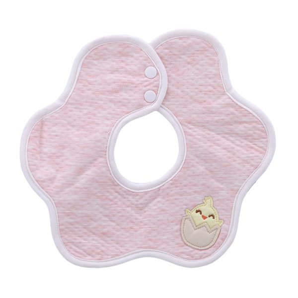 

sale cartoon baby cotton 360 degree rotation environmental velcro bibs round waterproof bib baby clothing accessories bibs