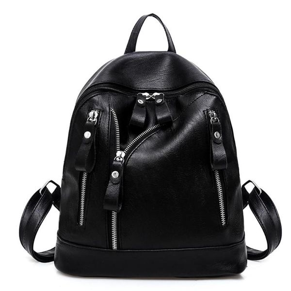 new korean women backpack fashion casual pu leather ladies teenager girl school bags bookbag travel zipper soulder bag
new korean women backpack fashion casual pu leather ladies teenager girl school bags bookbag travel zipper soulder bag