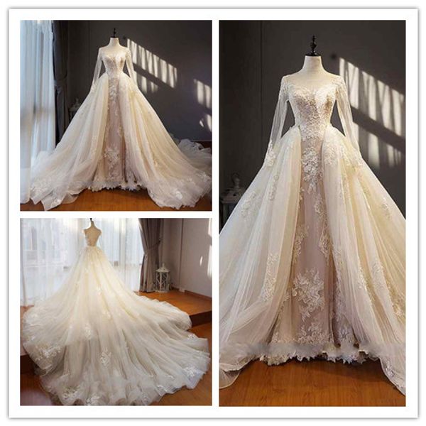 роскошные свадебные платья съемные jewel с длинным рукавом кружева аппликации открыть назад шнуровке элегантные свадебные платья мода свадеб, White
роскошные свадебные платья съемные jewel с длинным рукавом кружева аппликации открыть назад шнуровке элегантные свадебные платья мода свадеб, White