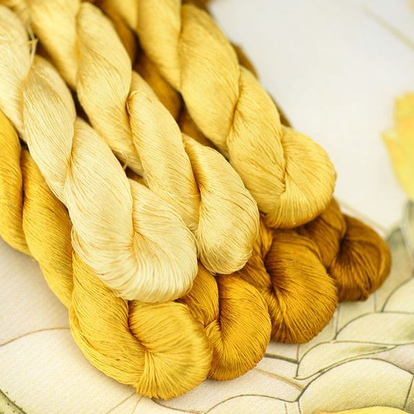 1pcs/400m silk embroidery thread / 100% silk thread /hand embroidery embroider cross stitch/yellow series/7 pure colors, Black;white
1pcs/400m silk embroidery thread / 100% silk thread /hand embroidery embroider cross stitch/yellow series/7 pure colors, Black;white
