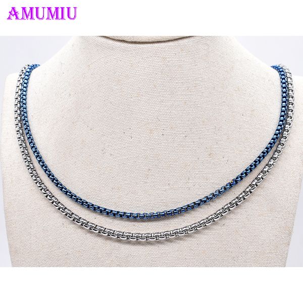 amumiu new fashion chains necklaces mens womens sell silver snake chain jewelry snake chain necklace blue steel n021
amumiu new fashion chains necklaces mens womens sell silver snake chain jewelry snake chain necklace blue steel n021