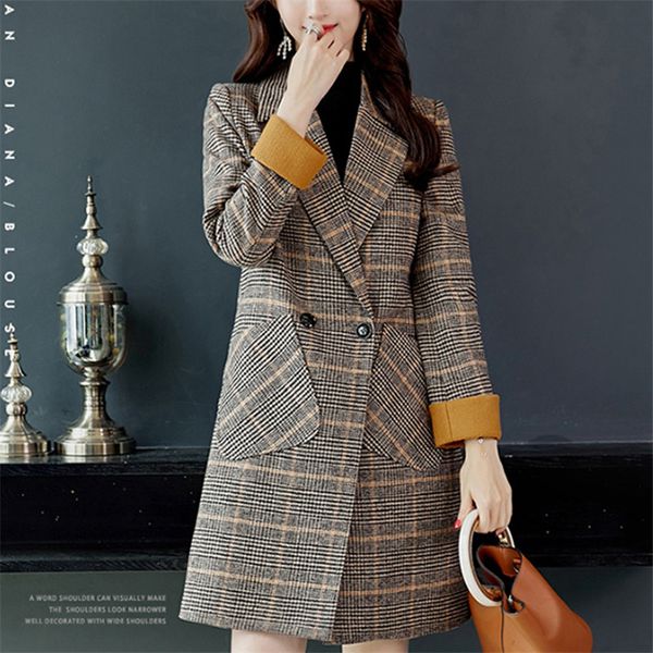 2019 new fashion long trench coat for women blazers suits spring autumn clothes classic double breasted coat outerwear x408, Black
2019 new fashion long trench coat for women blazers suits spring autumn clothes classic double breasted coat outerwear x408, Black