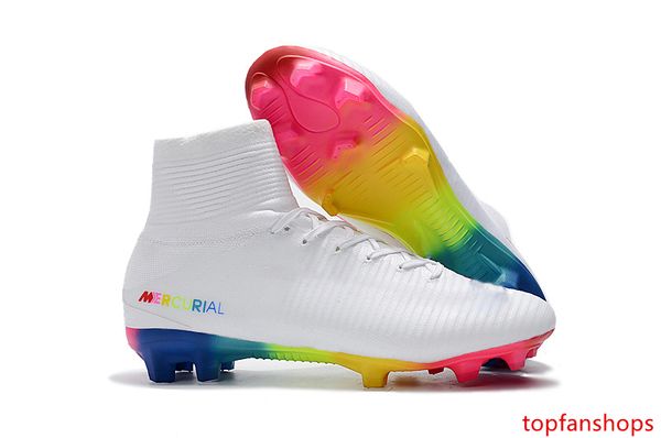 white rainbow original soccer cleats mercurial superfly v sx neymar soccer shoes cristiano ronaldo football boots
white rainbow original soccer cleats mercurial superfly v sx neymar soccer shoes cristiano ronaldo football boots