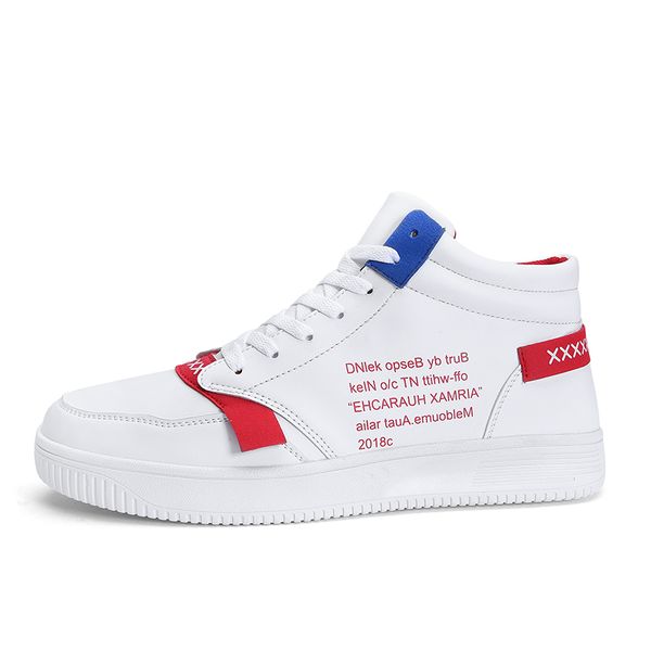new men casual shoes fashion lightweight high men's vulcanized shoes pu leather comfortable men, Black
new men casual shoes fashion lightweight high men's vulcanized shoes pu leather comfortable men, Black