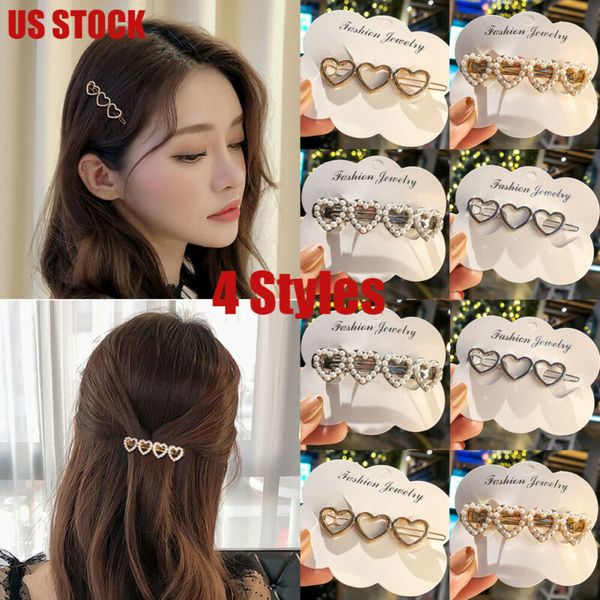 sweet girl women cute heart shaped pearl hair clip barrette hairpin bobby pin hair accessories hot, Blue;gray
sweet girl women cute heart shaped pearl hair clip barrette hairpin bobby pin hair accessories hot, Blue;gray