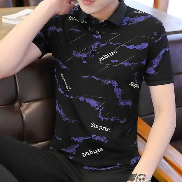 men's short-sleeved t-shirt ice silk lapel polo shirt summer new 2020 korean men's collar t-shirt, White;black
men's short-sleeved t-shirt ice silk lapel polo shirt summer new 2020 korean men's collar t-shirt, White;black