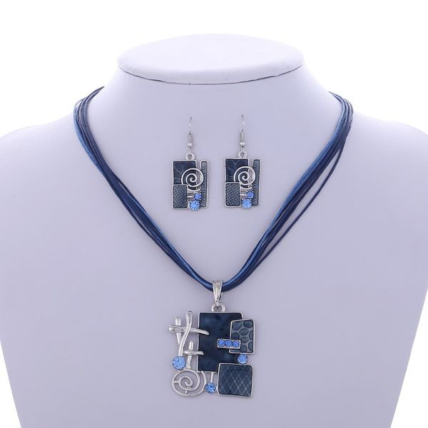 colorful multi layers necklace earring set for women silver pendant enamel jewelry set statement chocker necklace accessory
colorful multi layers necklace earring set for women silver pendant enamel jewelry set statement chocker necklace accessory