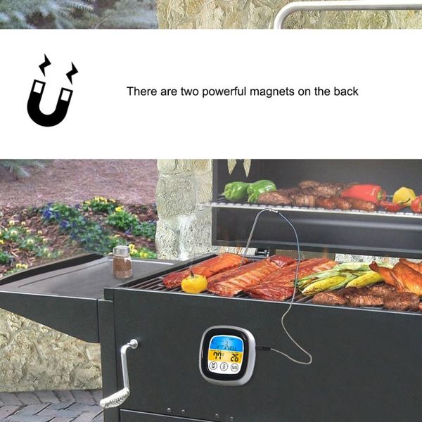 wireless bbq thermometer with six probes food cooking timer for oven meat grill thermometer with app control
wireless bbq thermometer with six probes food cooking timer for oven meat grill thermometer with app control