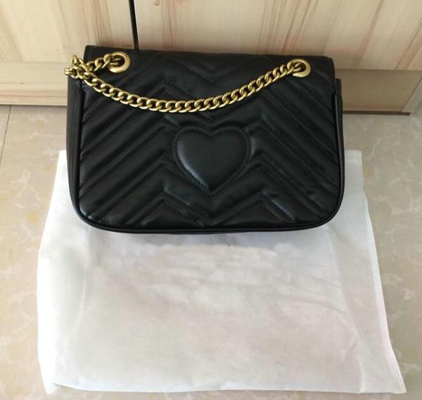 Fa hion women houlder bag cla ic pu leather marmont heart tyle 26 16 cm gold chain women bag handbag tote bag me enger handbag m44309
Fa hion women houlder bag cla ic pu leather marmont heart tyle 26 16 cm gold chain women bag handbag tote bag me enger handbag m44309