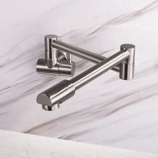 brass single handle single hole kitchen faucet mixers sink tap modern cold water swing faucet wall mounted brushed finish
brass single handle single hole kitchen faucet mixers sink tap modern cold water swing faucet wall mounted brushed finish