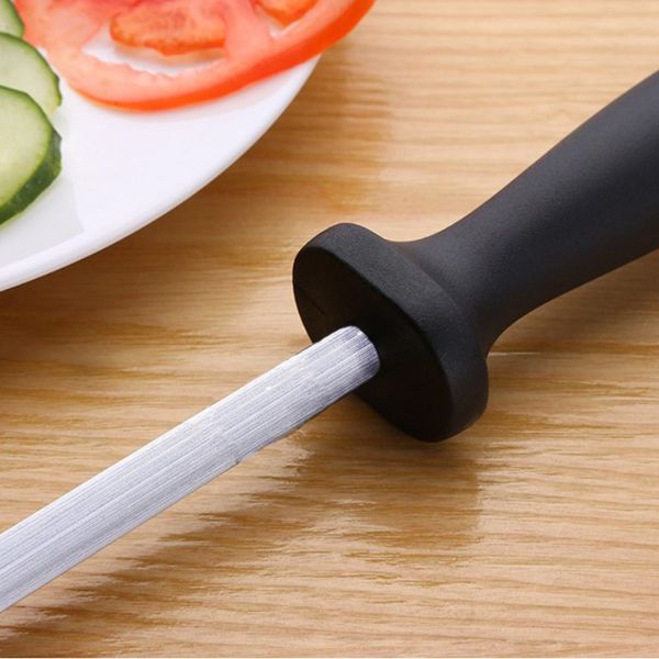 1pc ceramic(zirconia) rod knife sharpener with abs handle sharpening for chefs steel knives kitchen assistant helper musat 
1pc ceramic(zirconia) rod knife sharpener with abs handle sharpening for chefs steel knives kitchen assistant helper musat