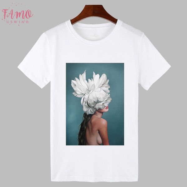 2020 flowers feather print harajuku t shirt women tshirt o neck short sleeve t shirt white female clothing
2020 flowers feather print harajuku t shirt women tshirt o neck short sleeve t shirt white female clothing