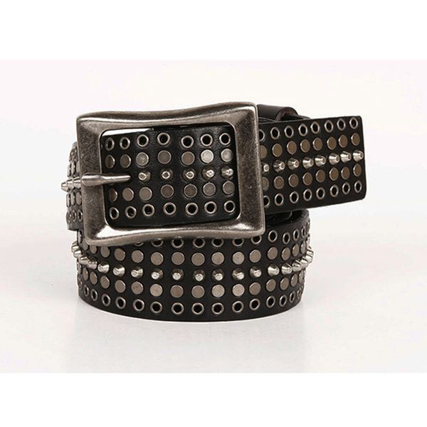 new fashion vintage genuine leather belts men women rivet studded waist strap punk rocky personality trendy 2020, Black;brown
new fashion vintage genuine leather belts men women rivet studded waist strap punk rocky personality trendy 2020, Black;brown