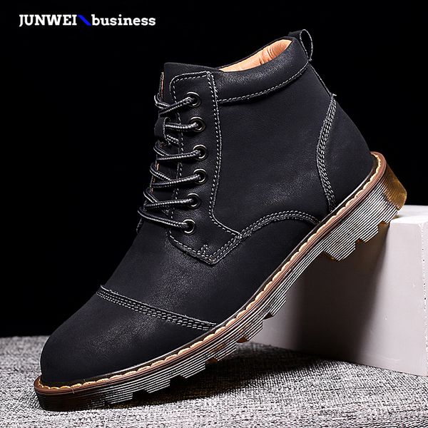 outdoor genuine leather ankle fashion black plush warm winter men boots with fur shoes s5
outdoor genuine leather ankle fashion black plush warm winter men boots with fur shoes s5